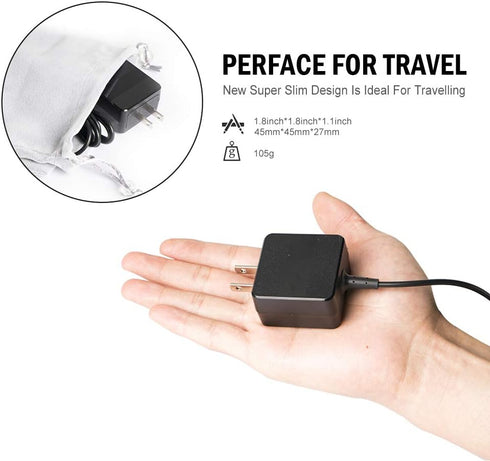 KFD 19V Charger for ILIFE V3s Pro,V5s Pro,V1,V3,V4,V5,V5 Pro,V7,X5,V50,V55,X800,V8s,V80 Max,V9e,A4,A4s,A4s Pro,A6,A7,A8,A9,A9s,A10,A80 Max Robot V...