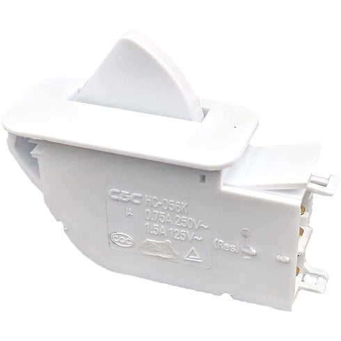 6600JB1010A Refrigerator Door Switch Compatible with Kenmore PS3529268 6600JB1010K 6600JB1004A AP4442090 Ultra Durable Part 795.76203901 795.76202901 795.77573600 LRBC20512WW LFX25950SW 795.78099901