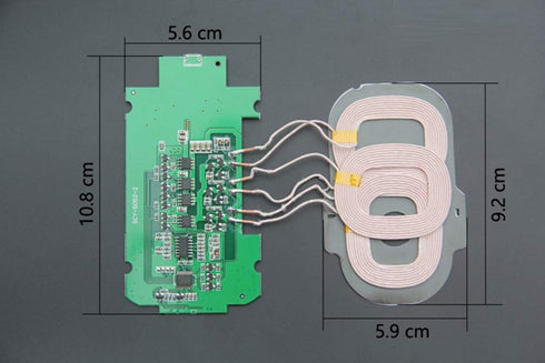 Taidacent Three Coils Wireless Charger PCBA QI Standard DIY High Power 9V1.5A Wireless Charging Transmitter Module......