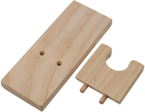 Wooden Hot Melt Gun Holder Hot Glue Gun Stand Detachable Hot Melt Glue Bracket for Factory Home Handicraft Making...