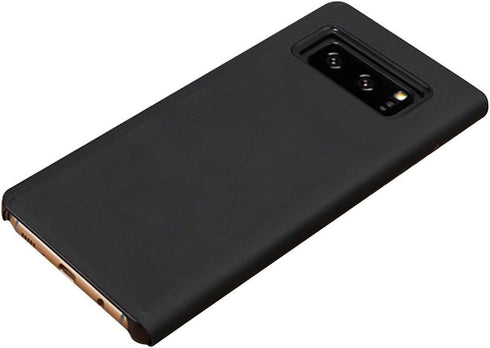 for Samsung Galaxy Note 8 Mirror Case, Plating PC Smart Clear View Window Vertical Flip Stand Cover Full Body Protective Shell with Screen Protect...