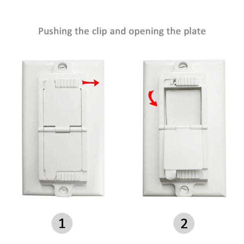 Rocker Light Switch Guard, ILIVABLE Child Proof Switch Plate Cover Guard Protects Your Lights from Being Accidentally Turned On or Off by Children...
