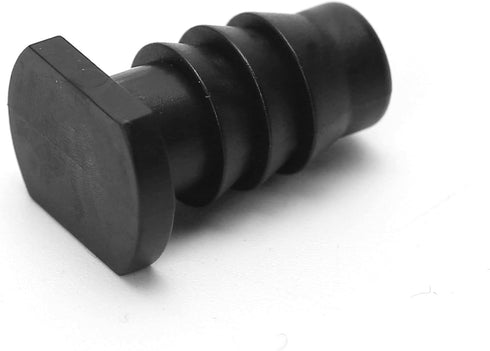 20pcs Irrigation End Cap Tubing Drip Plug Fittings: 3/8 Soaker Hose ID Barbed Parts for Line Goof Connector Garden System, Bore Capillary Tube Sea...