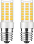 TAIYALOO E17 LED Bulb Dimmable, 5W Microwave Oven Bulb, Warm White 3000K, 40W Halogen Bulb Replacement for Microwave, Over Stove Appliance, Range ...