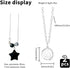 2Pcs Y2k Star Necklaces Set for Women Y2k Accessories Swirl Necklace Y2k Necklace for Women Grunge Necklace for Women Gothic Necklace Grunge Jewel...