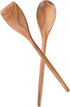 2PCS Acacia Wooden Spoons For Cooking-14 Inch Smooth Finish Cooking Spoons-Comfortable Grip Wood Spoons for Cooking - Non-Stick Cooking Utensils (...
