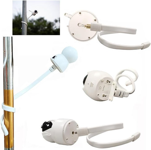 Sports Camera Holder Flexible Arm Stand with 1/4 Threaded Non-Screw Gooseneck Mount Stander for Gopro Action Cameras DSLR Monitor Stroller Handleb...