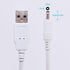 2PCS USB to 5V DC Power Cable White,4FT/1.2M USB to 3.5 x 1.35mm Plug Barrel Jack 5V DC Power Supply Cord Cable,20AWG USB DC 5V Charging Cable Ada...