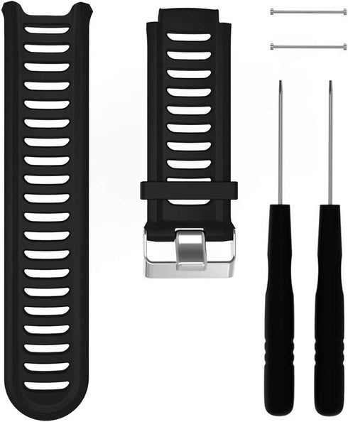 Band for Garmin Forerunner 910XT, Soft Silicone Replacement Watch Band Strap for Garmin Forerunner 910XT Sport Watch, Fits 6.0 inches-8.1 inches W...