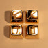 Metallic XDA Keyboard caps (Gold 4keycaps) Mechanical Keyboards Compatible for Cherry MX Kailh Outemu...