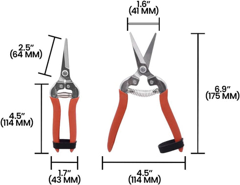 Zenport H300SC Harvest Shear, Long Curved Stainless Steel Blade...