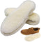 Bacophy 2 Pairs Genuine Thick Sheepskin Fleece Insoles for Women, Premium Warm Fluffy Wool Replacement Cozy Breathable Inner Soles for Shoes Boots...