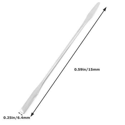 Lab Micro Double Ended Spatula Round/Tapered Arrow End, 15cm...