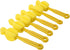 Long Handle Bottle Nipple Cleaner Sponge Brush, BPA-Free Bottle Scrubber - Yellow|6 Pack...