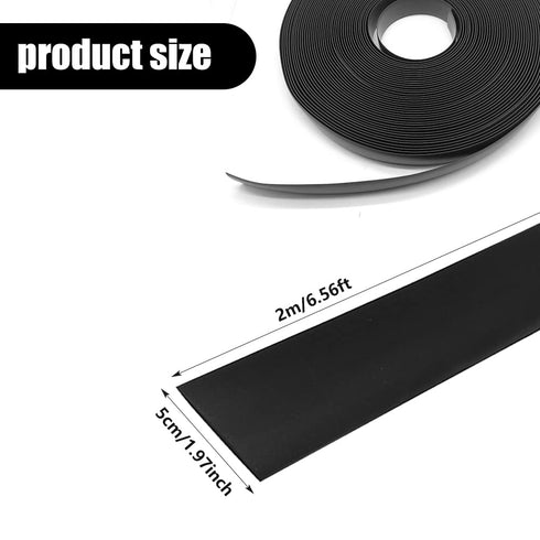 Floor Transition Strip Self Adhesive Laminate Floor Strip Threshold Seam Cover Strip Vinyl Door Floor Trim Elegant Wood Grain Design 2" Wide (6.6F...