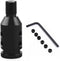 Universal Gear Shift Knob Adapter 12x1.25,Aluminum Alloy Shifter Knob Adapter,Gear Shift Adapter for Non-Threaded Manual Shifters M12x1.25(Black)...