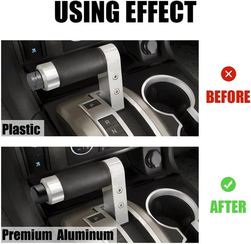 Transmission Shifter Button Knob, Gear Shift Handle Button for Hummer H2 & H2 SUT 2003 to 2009, CNC Aluminum Alloy Anti-Rust Durable for Hummer Ac...