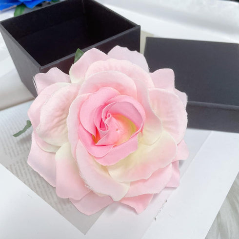 Dainty Big Rose Flower Brooches Pins Classic Brooch for Wedding Party Dance Banquet for Women Elegant Lapel Pins Ornament Bride Clothes Accessorie...