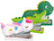 3pcs Mini Staplers for Desk, Kids Cartoon Stapler Crocodile Dinosaur, Handheld Fun Stapler for Kids Home Office...