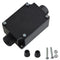 Electrical Junction Box, IP65 Outdoor Waterproof Cable Box with Wire Connector, ABS Plastic Junction Box, Black -70 * 50 * 36mm...