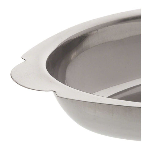 Winco Stainless Steel Oval Au Gratin Dish, 15-Ounce...