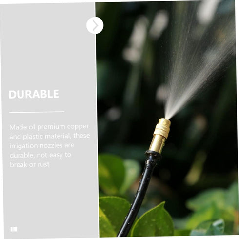 50pcs drip Irrigation Nozzle Mist Spray Nozzle atomizing Nozzle Lawn Sprayer Nozzle Irrigation System Hose Spray Nozzle Adjustable Spray Nozzle Co...