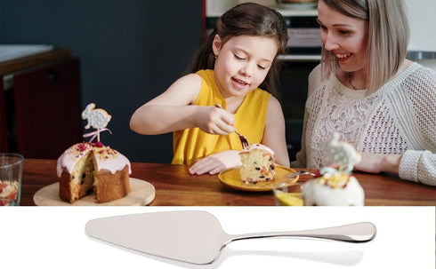 KSENDALO Small Pie Server Cake Pizza Server, Stainless Steel SUS304 Pie Spatula for Serving, Cutting Cake,Pies, Dessert, Pizzas for Wedding, Birth...