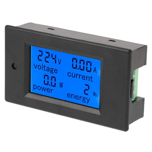 PZEM-061 LCD Voltage Current Power Energy Panel Meter Backlight Digital Display Coil Transformer 100A AC80-260V + CT...