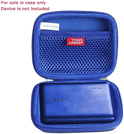 Hermitshell Hard EVA Travel Case for Anker PowerCore 13000 Portable Charger - Compact 13000mAh 2-Port Ultra Portable Phone Charger Power Bank (Blu...