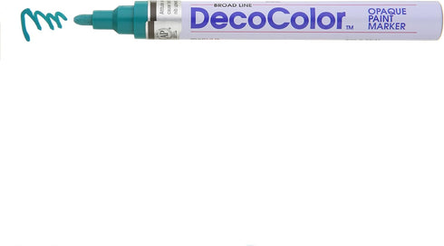 Uchida 300-C-73 Marvy Deco Color Broad Point Paint Marker, Teal...