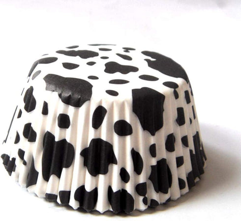 Cow Animal Paper Muffin Cupcake Liners case Birthday Baking Cups Holders 100 pcs,Standard Size 2x1.25inch...