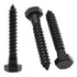 1/4 x 4" (10 Pack) Stainless Steel Hex Lag Bolts, Hexagon Head Lag Screws Bolts, Stainless Steel 304 (18-8), UNC Coarse Thread, Tip Point, Deck Sc...