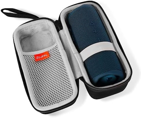 EVA Hard Case for JBL Flip 6 Flip 5 Waterproof Portable Bluetooth Speaker, Fit for JBL Flip 4 Premium Travel Protective Carrying Storage Bag(Grey)...