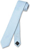 Vesuvio Napoli Narrow NeckTie Skinny BABY BLUE Color Men's Thin 2.5" Neck Tie...