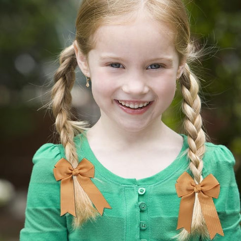 Yxiang Ponytail Bow Hair Ties with Bows, 40 Pack - Includes 20 Colors - Soft & Light Weight - Classic Bow Pattern - Perfect for Girls, School Kids...