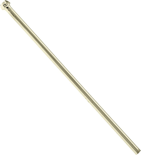 Westbrass D119-03 3/8" x 12" Bullnose Faucet Riser Supply Line, Polished Brass...