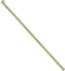 Westbrass D119-03 3/8" x 12" Bullnose Faucet Riser Supply Line, Polished Brass...