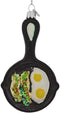 Noble Gems Glass Frying Pan Ornament, 5-Inch, Christmas...