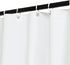Small Shower Curtain Liner Ipx4 Waterproof, Soft Narrow Stall 47x71 Inch,RV Travel Trailer - Camper Shower Curtain with 8 Hooks and 4 Bottom Magne...