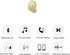 Single Bluetooth Earpiece10 Hrs Playtime,Wireless Headphone, Mini Bluetooth Headset Hands-Free Car Earphone,Cell Phone Bluetooth Earbud for iOS An...