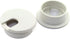 HJ Garden 2pcs 1-3/8 inch Desk Wire Cord Cable Grommets Hole Cover for Office PC Desk Cable Cord Organizer Plastic Cover White...