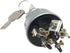 272041 Ignition Switch for Hyster 2394129 Clark D147482 Daewoo Forklift 108066, Silver, Ignition, Manual...