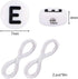 JPSOR 600pcs White Round Letter Beads for Jewelry Making Acrylic Alphabet Beads Bracelets Kit for DIY Necklaces Key Chains Making...