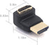 VCE HDMI 270 Degree Adapter 6-Pack, Right Angle HDMI Adapter Male to Female L-Shape Connector with 4K@60Hz, 3D for TV Stick, HDTV, PC...