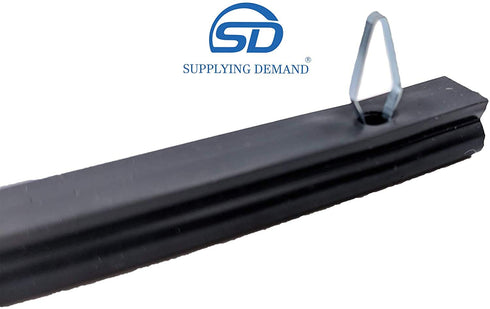Supplying Demand 7212P043-60 7212P034-60 Range Oven Door Seal Gasket Replacement 52 Inches 12 Mounting Clips Model Specific Not Universal