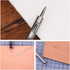 10 Pcs Leather Hole Punch Cutter 0.5mm-3.5mm Hollow Punch Set for Leather Crafting Round Hollow Tools for Watch Bands Belts Canvas Paper Rubber So...
