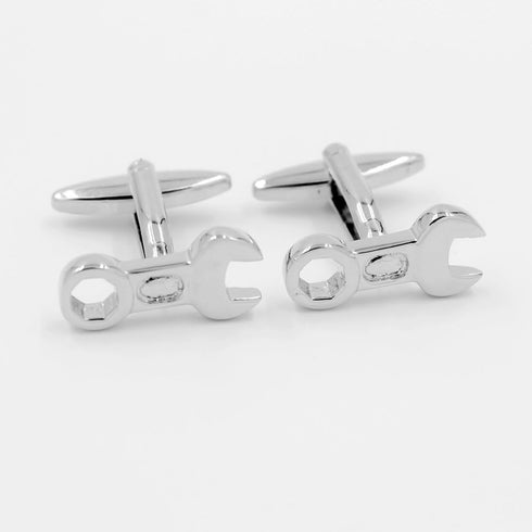 Tools Spanner Wrench Cufflinks Shirt Carpenter Joiner Workman Mechanic Diy Tool...