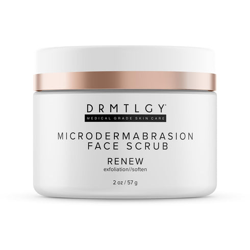 DRMTLGY Microdermabrasion Facial Scrub and Face Mask. Non-Abrasive Face Exfoliator Improves Acne Scars, Blackheads, Pore Size, and Skin Texture. 2...