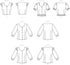 McCall Pattern Women's Gathered Cuff Blouse, Sizes 6-14 Sewing Pattern...