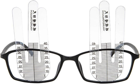 1 Pair Optical Ruler Pupil Height Meter Optometry Tester for Hospital Eye Ophthalmic Measuring Tools Durable 1 Pair X Ruler Test, Measure and Insp...
